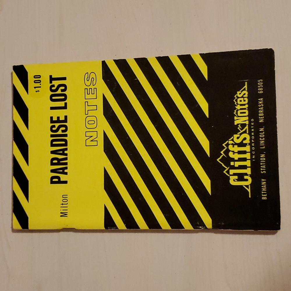 Cliff's Notes on Milton's Paradise Lost